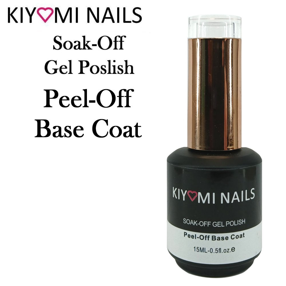 Kiyomi Nails Peel-Off Gel Base Coat, 0.5 oz