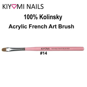 Kiyomi Nails 100% Kolinksy Acrylic French Brushes