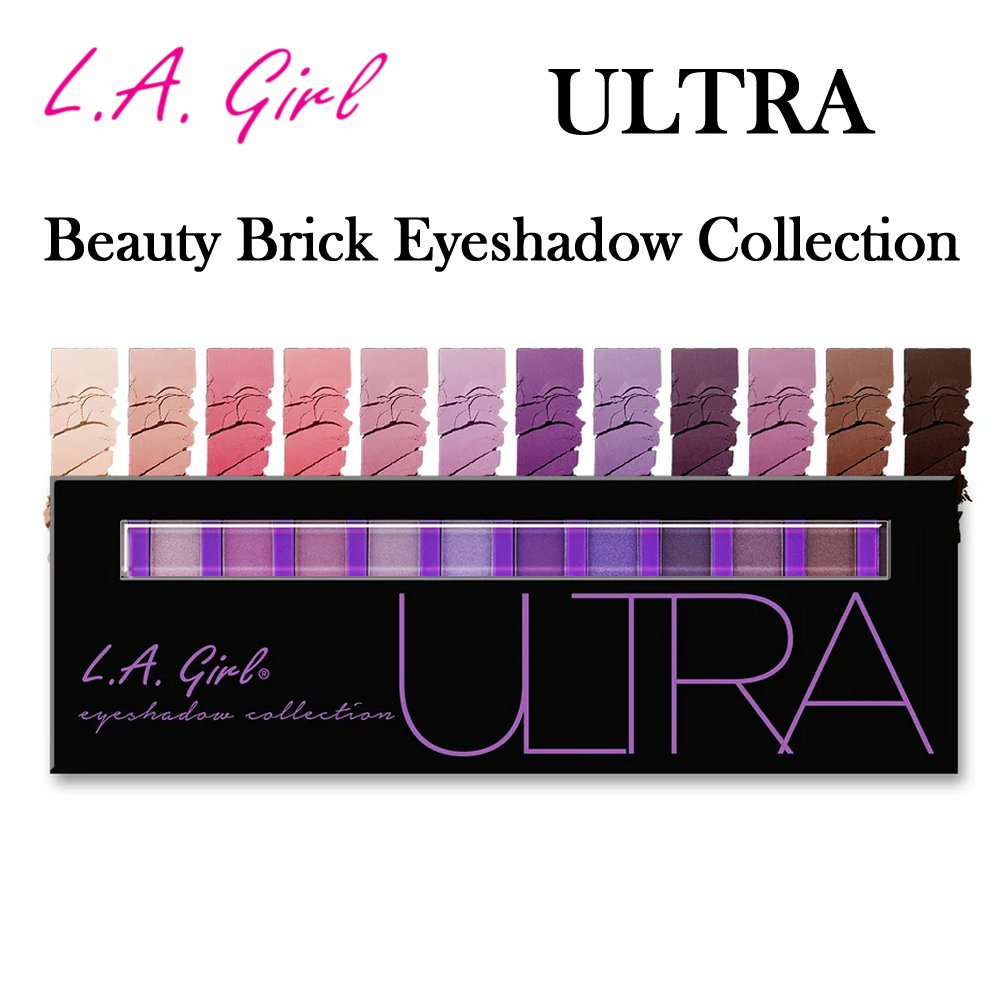 L.A. Girl Beauty Brick Eyeshadow Collection, Ultra (GES333)