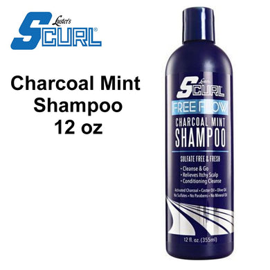 Luster's S Curl Charcoal Mint Shampoo, 12 oz