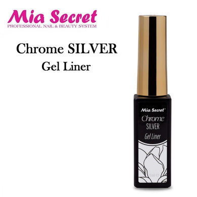 Mia Secret Chrome Silver Gel Liner, 5ml