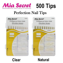Mia Secret Perfection 500 Count Nail Tips (Clear and Natural)