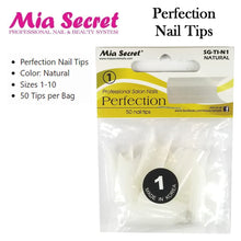Mia Secret Perfection "Natural" Nail Tip (Size #1 - #10)