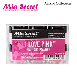 Mia Secret Acrylic Collection - "I Love Pink" (6 colors)