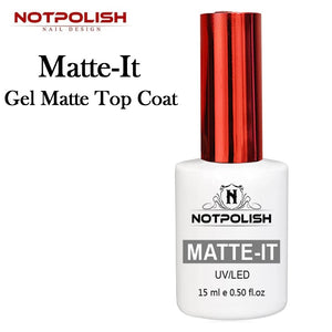 NotPolish Matte-It Gel Top Coat, 0.5 oz