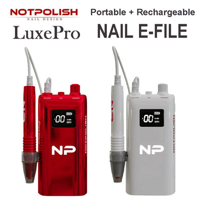 NotPolish  LuxePro Portable - Rechargeable Nail E-File (RED OR WHITE)