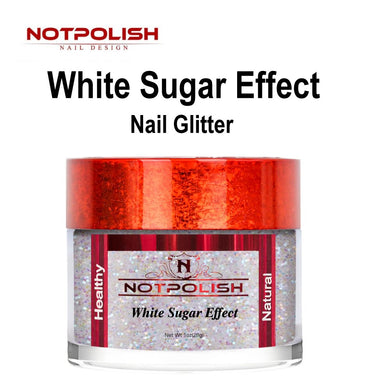 NotPolish White Sugar Effect Glitter, 1 oz