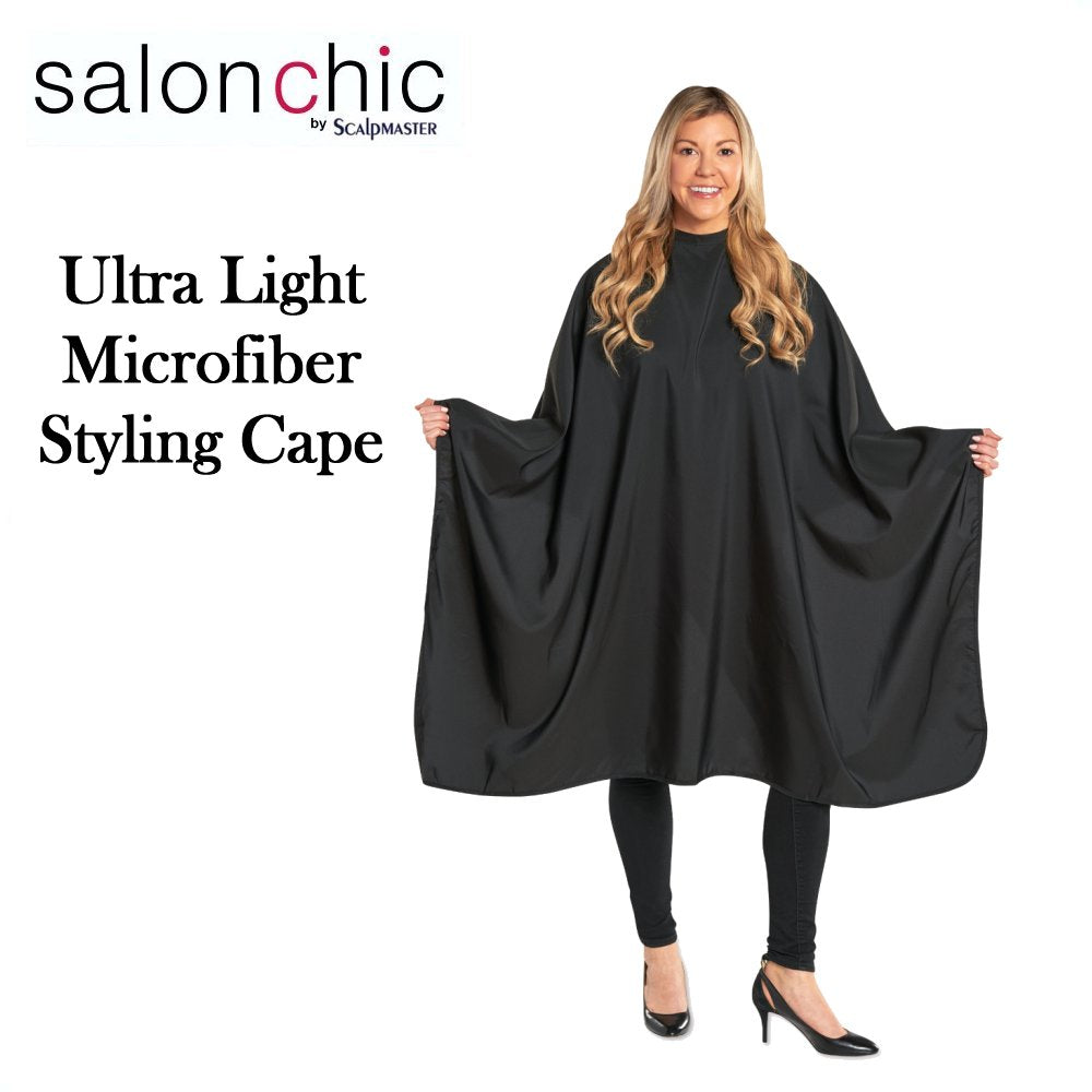 Salon Chic Cape, Ultra Light Microfiber Styling Cape (4040)