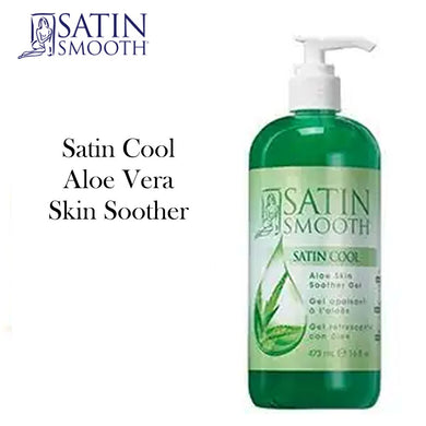 Satin Smooth - Satin Cool Aloe Vera Skin Soother, 16 oz (814209)