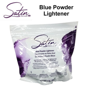 Satin Hair Color Blue Powder Lightener