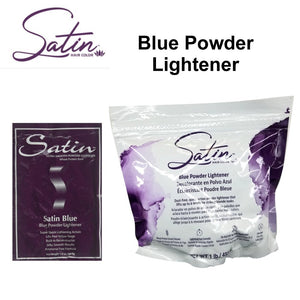 Satin Hair Color Blue Powder Lightener