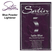 Satin Hair Color Blue Powder Lightener