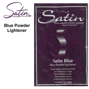 Satin Hair Color Blue Powder Lightener