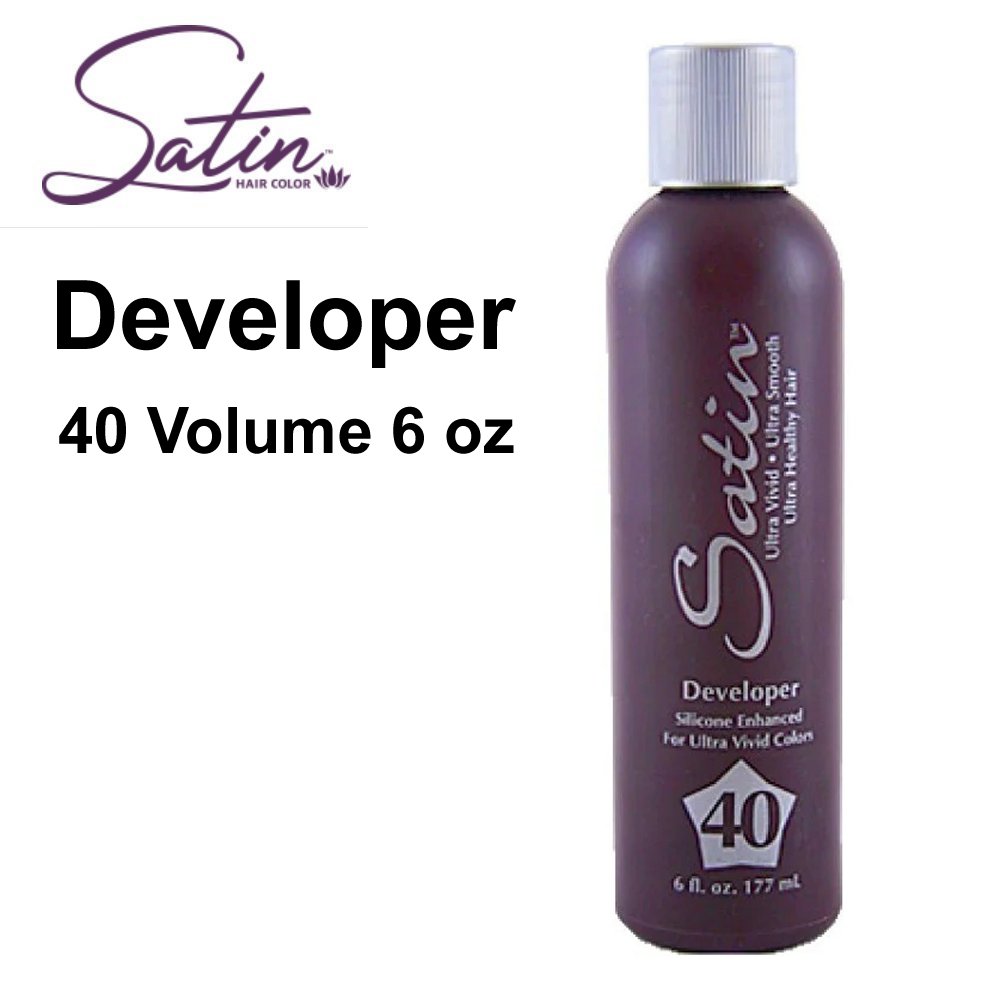 Satin Hair Color - Developer 40 Volume, 6 oz