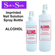 Soft 'n Style Bottle, "Alcohol" Imprinted Nail Solution Spray Bottle