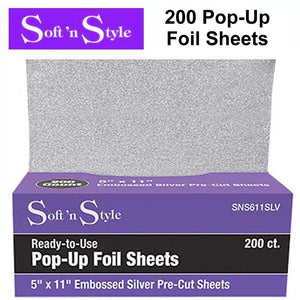 Soft 'n Style Pop-Up Foil Sheets, 200 sheets