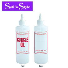 Soft 'n Style Bottle, 8 oz Imprinted Nail Solution Bottles