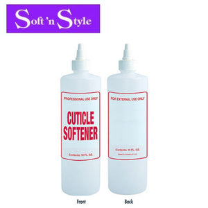 Soft 'n Style Bottle, 16 oz Imprinted Nail Solution Bottles