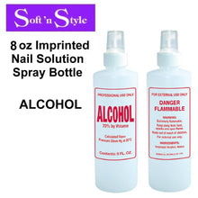 Soft 'n Style Bottle, "Alcohol" Imprinted Nail Solution Spray Bottle