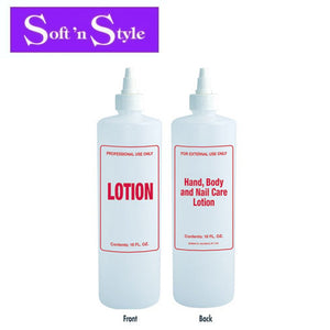 Soft 'n Style Bottle, 16 oz Imprinted Nail Solution Bottles