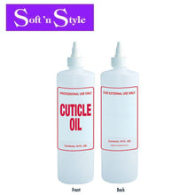 Soft 'n Style Bottle, 16 oz Imprinted Nail Solution Bottles