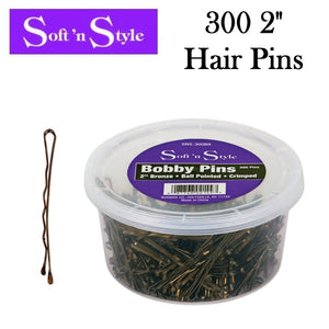 Soft 'n Style Hair Pins, 300 2" Hair Pins