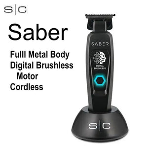SC Pro Brushless Saber - Cordless Trimmer, Black (SC403B)