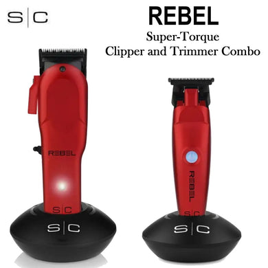 SC Professional REBEL Super-Torque Modular Cordless Clipper and Trimmer Combo