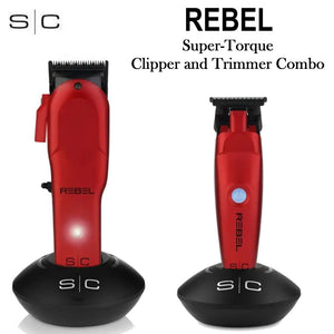 SC Professional REBEL Super-Torque Modular Cordless Clipper and Trimmer Combo