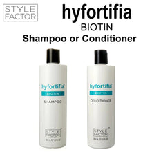 Style Factor Hyfortifia Biotin Shampoo and Conditioner, 12 oz