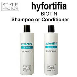 Style Factor Hyfortifia Biotin Shampoo and Conditioner, 12 oz