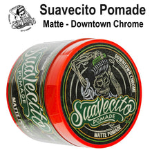 Suavecito Pomade, Matte "Downtown Chrome" Limited Edition, 4oz