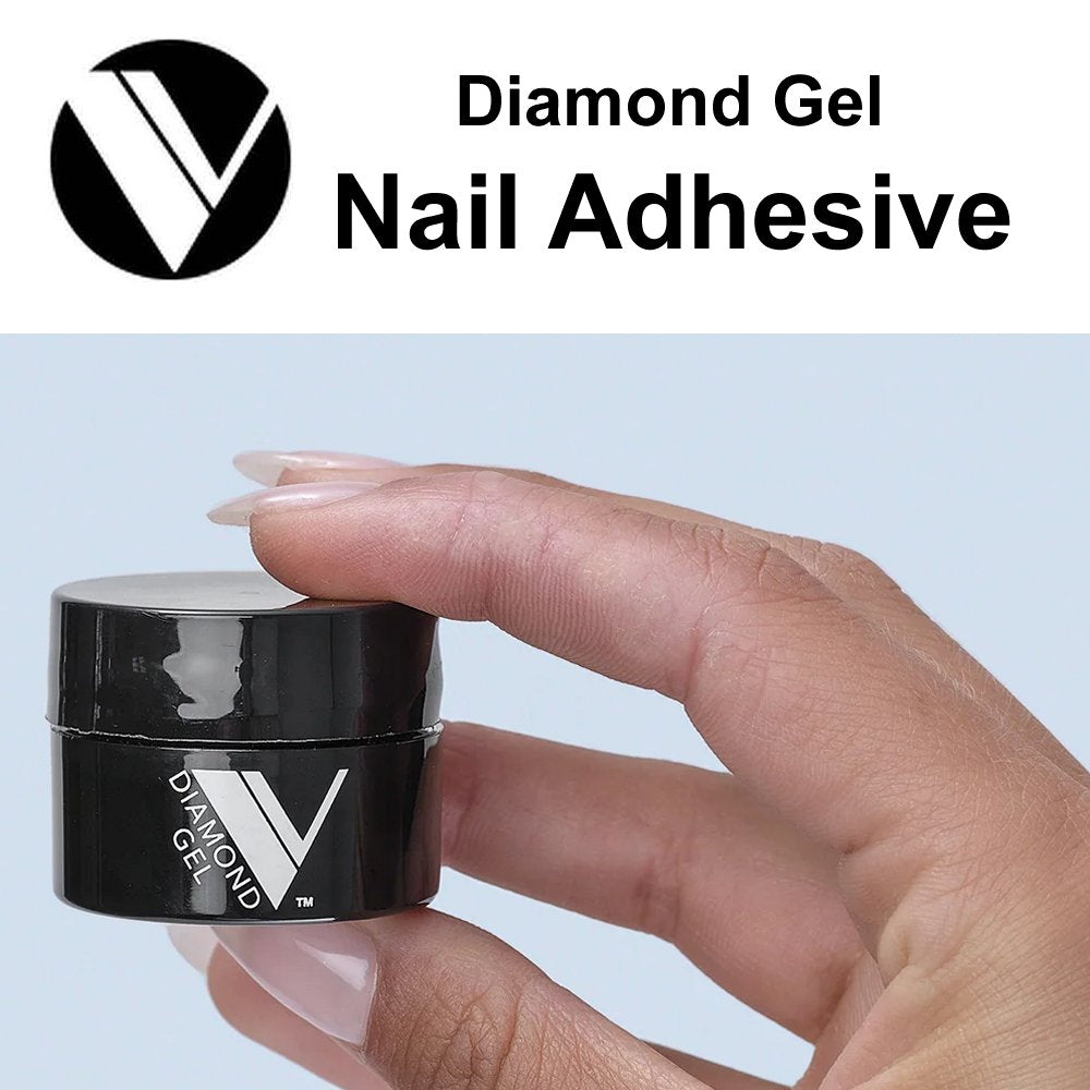 V Beauty Pure Diamond Gel Nail Adhesive, 0.17oz