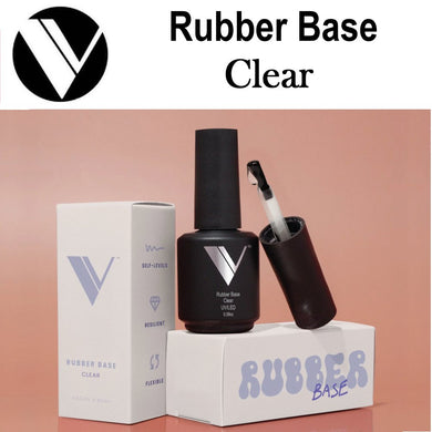 V Beauty Pure Rubber Base - Clear, 0.5 oz