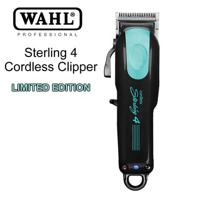 Wahl Cordless Sterling 4 - Black and Teal Limited Edition Professional Clipper