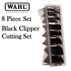 Wahl Black Clipper Cutting Guides - 8 Piece Set