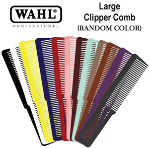 Wahl Comb, Large Clipper Styling Comb, (RANDOM COLOR)