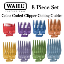 Wahl Guards, Color Coded Cutting Guides - 8 Piece Set