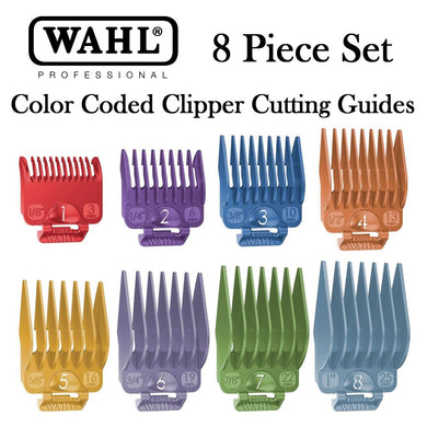 Wahl Color Coded Cutting Guides - 8 Piece Set