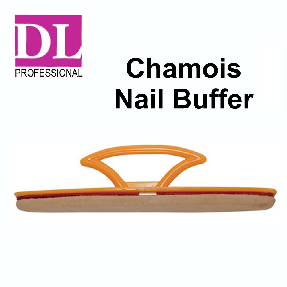 Supernail Nail Buffing Cream Pink 2oz/56g with Chamois Buffing Buffer 7