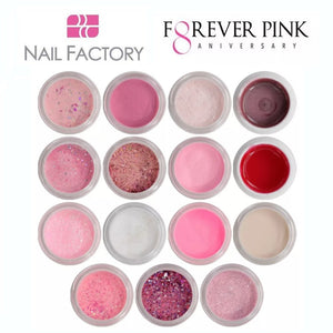 Nail Factory Acrylic Collection "Forever Pink" (15 colors)