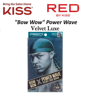 Red by Kiss Durag, Bow Wow "Velvet Luxe" Power Wave Durag, Royal Blue (HD79)