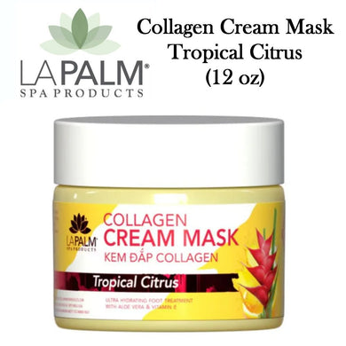 La Palm Collagen Cream Mask, Tropical Citrus (12 oz)