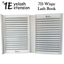 #1 Eyelash 7D Wispy Lash Book, "C Curl" 0.05 Thickness, 12mm Length (960 Lashes)