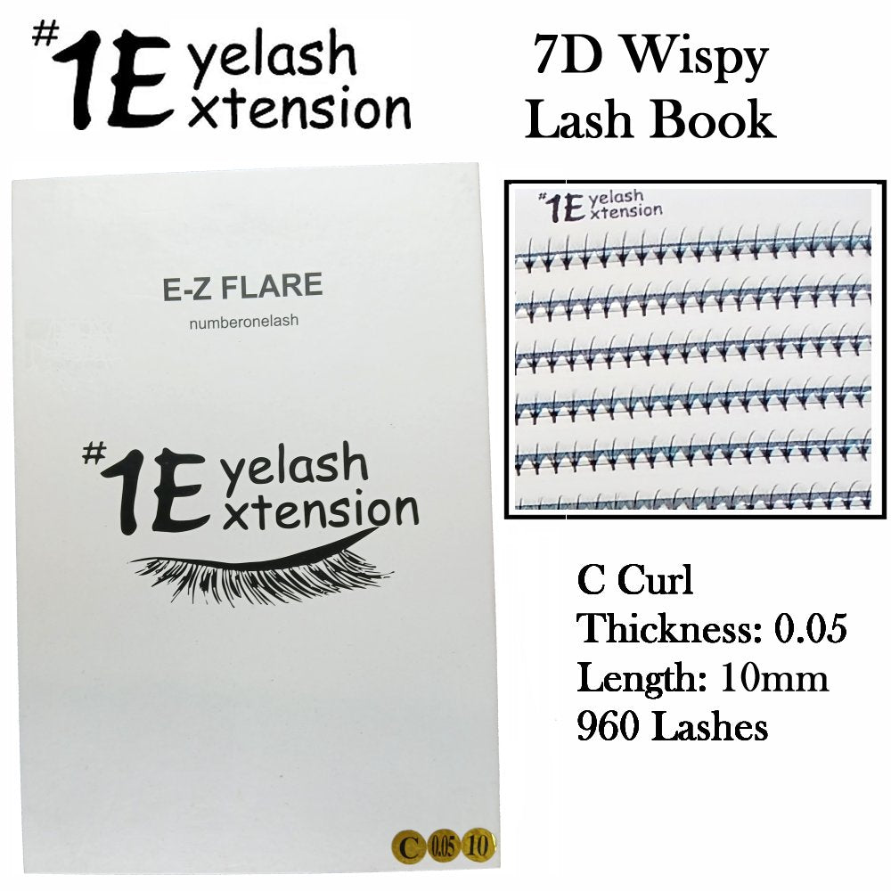 #1 Eyelash 7D Wispy Lash Book, 