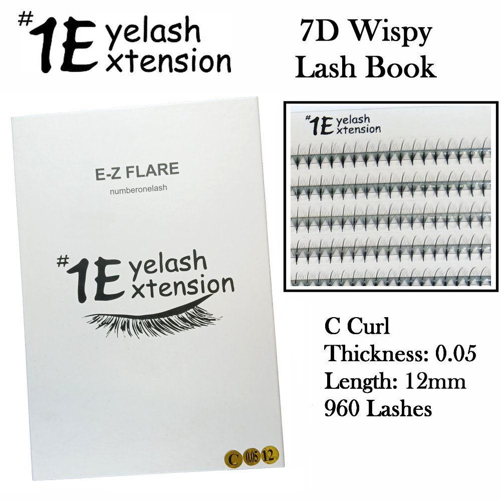 #1 Eyelash 7D Wispy Lash Book, 