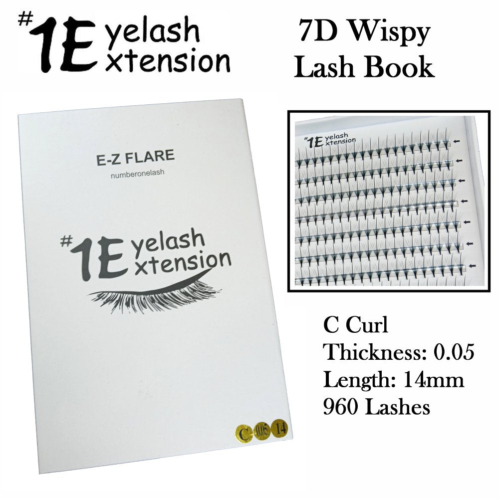 #1 Eyelash 7D Wispy Lash Book, 