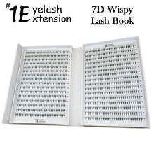 #1 Eyelash 7D Wispy Lash Book, "C Curl" 0.05 Thickness, 14mm Length (960 Lashes)