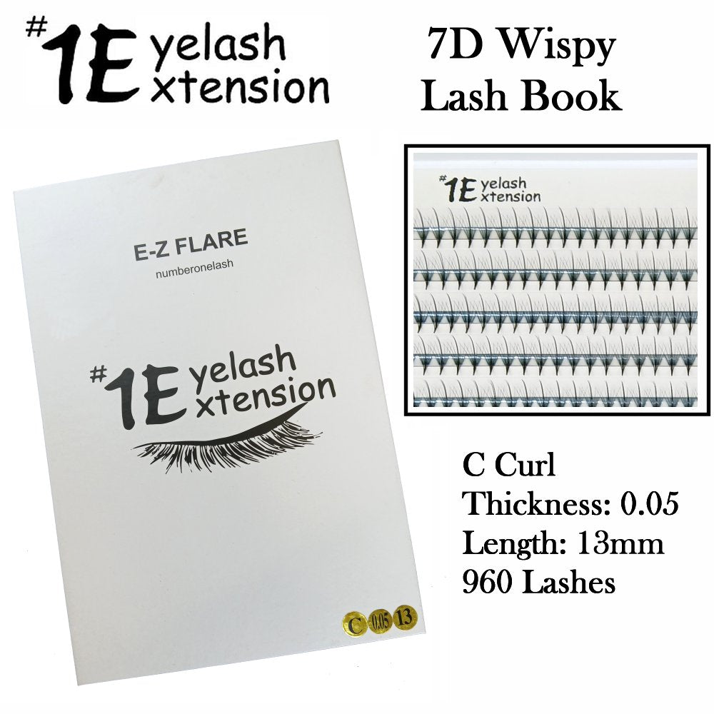 #1 Eyelash 7D Wispy Lash Book, 