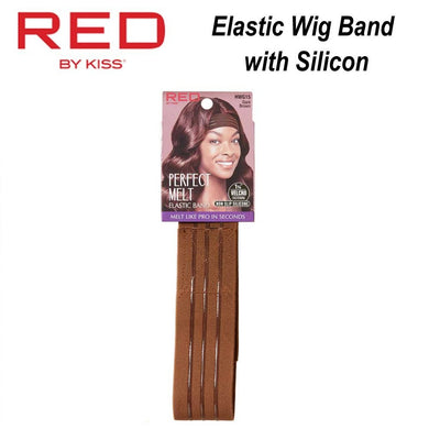 Red by Kiss Wig Band, Wide Dark Brown Premium Elastic Wig Band with Silicon (HWG15)
